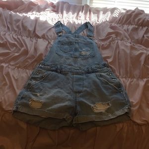 Denim Overalls